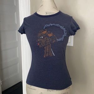 Independent artist - Afro ringer tee - M